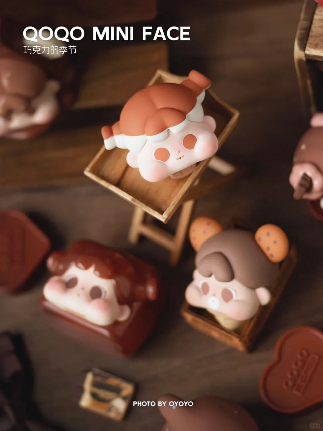QOQO Mini Face I Chocolate season - toptoylands