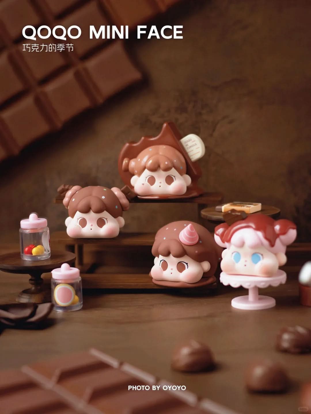 QOQO Mini Face I Chocolate season - toptoylands