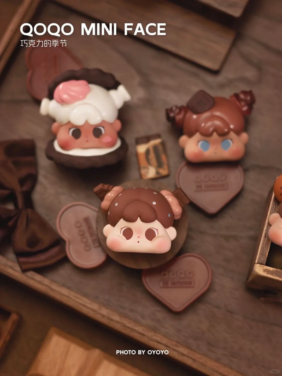 QOQO Mini Face I Chocolate season - toptoylands