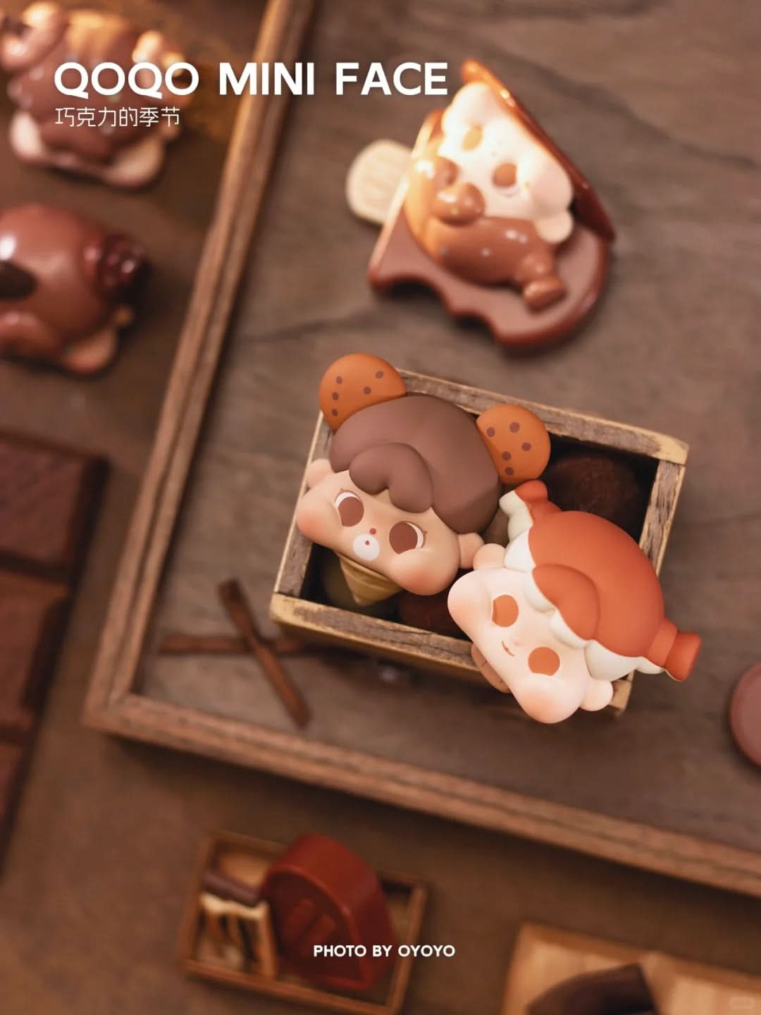 QOQO Mini Face I Chocolate season - toptoylands