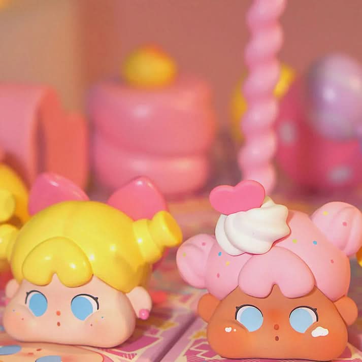 QOQO MINI FACE Pink Birthday Series PVC Figures Blind Box - toptoylands