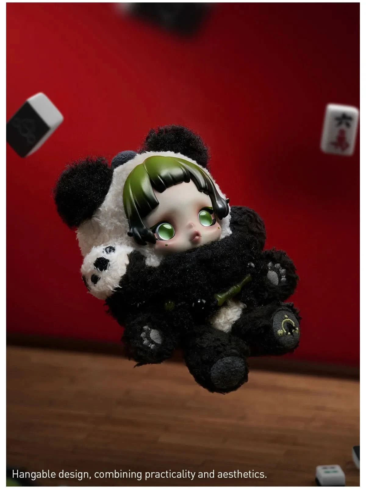 Muñeca de peluche colgante SKULLPANDA Panda Perezoso-Venta anticipada