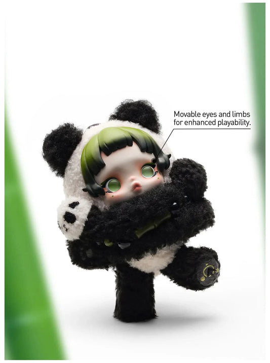 SKULLPANDA Lazy Panda Plush Doll Pendant