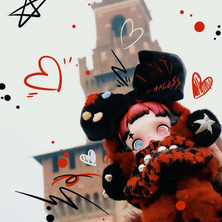 SKULLPANDA Plush-6kHz, Italy Limited - toptoylands