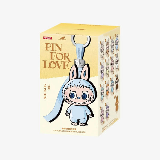 THE MONSTERS Pin for Love Series-Vinyl Plush Pendant Blind Box (A-Z) Labubu V4-toptoylands