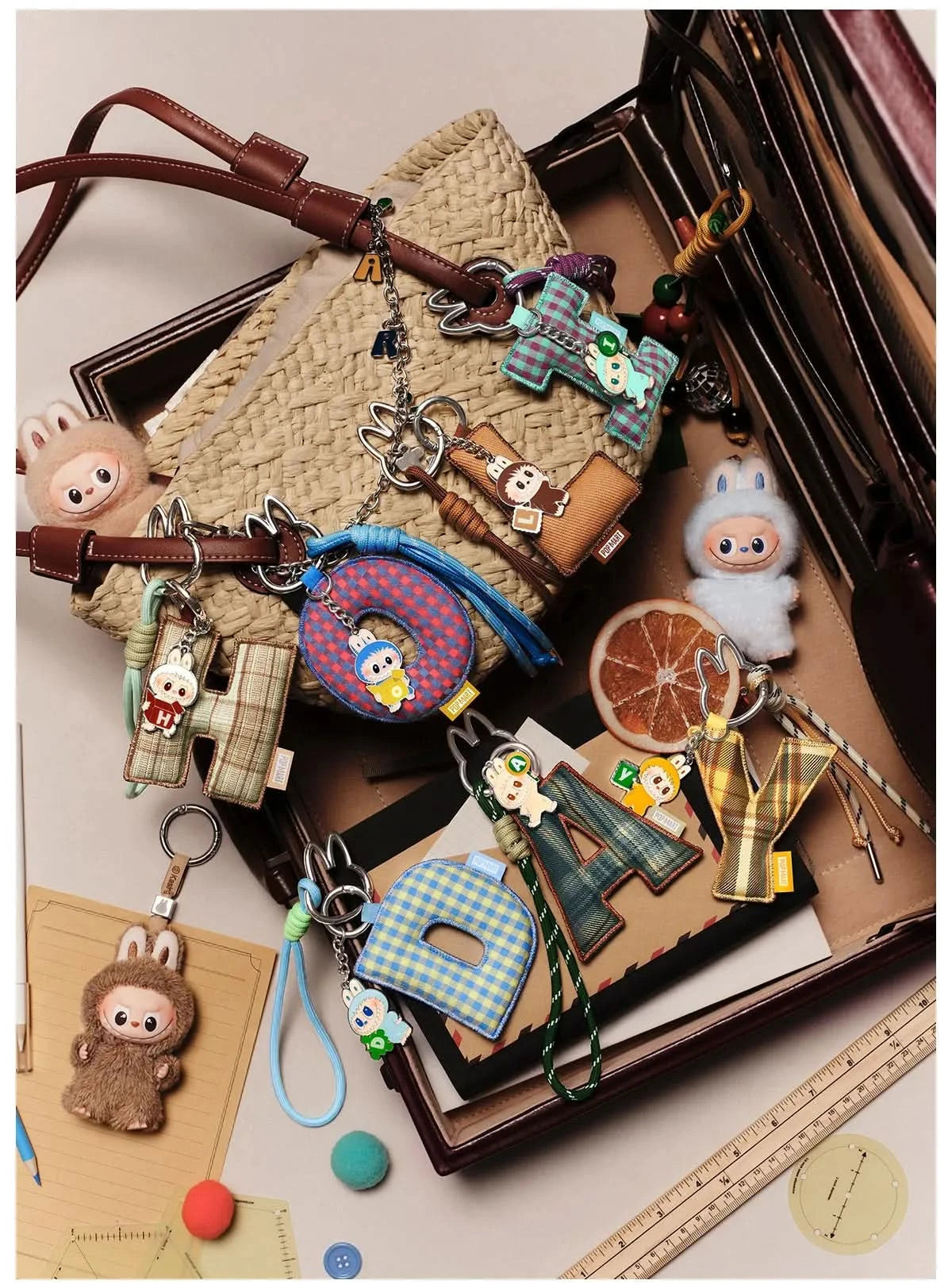 THE MONSTERS Pin for Love Series- Letter Pendant Blind Box (A-Z)