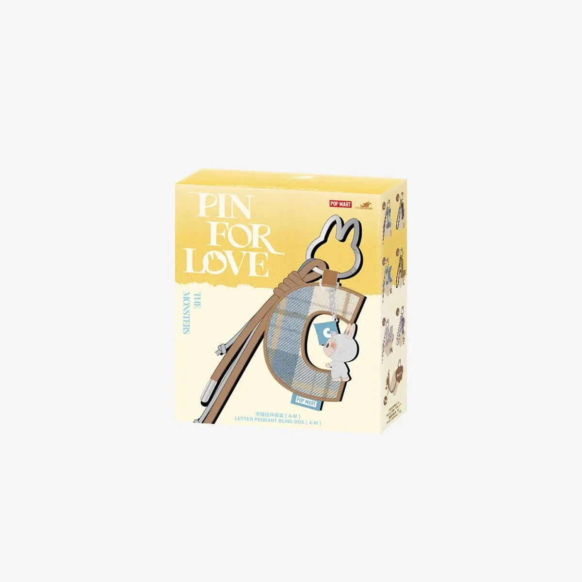 THE MONSTERS Pin for Love Series- Letter Pendant Blind Box (A-Z)