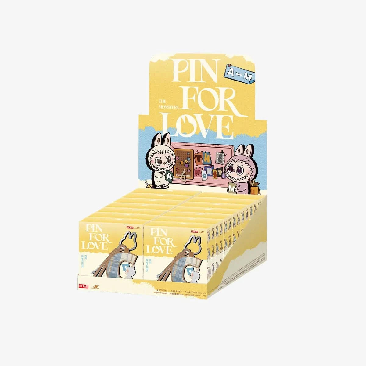 THE MONSTERS Pin for Love Series- Letter Pendant Blind Box (A-Z)