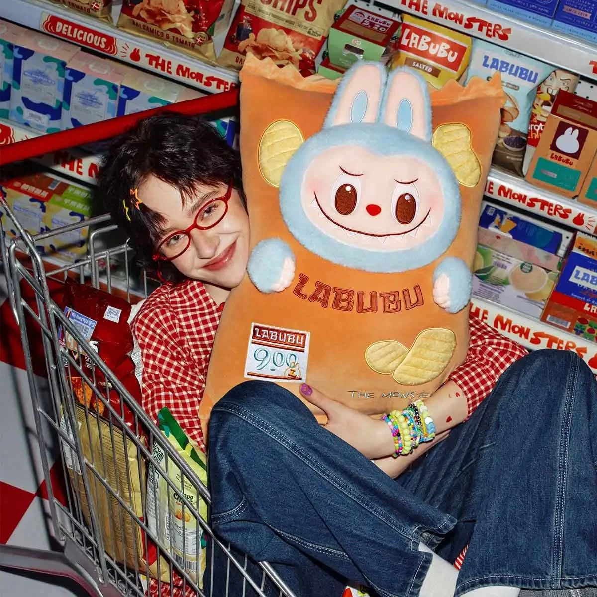 THE MONSTERS Wacky Mart Series-Pillow (Chips) - toptoylands
