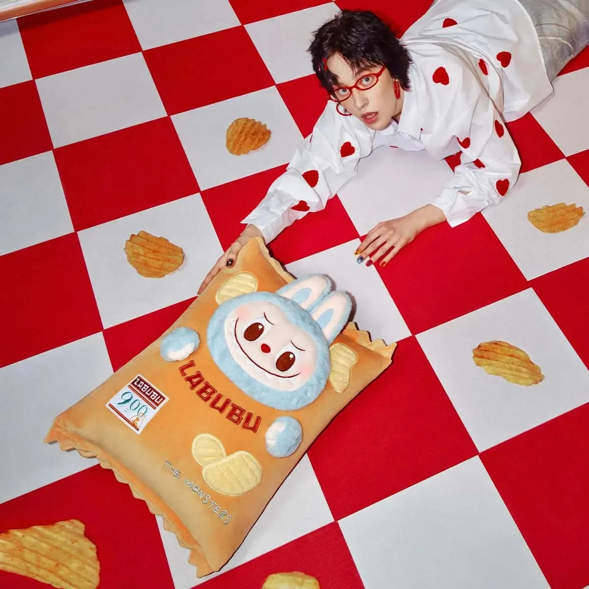 THE MONSTERS Wacky Mart Series-Pillow (Chips) - toptoylands