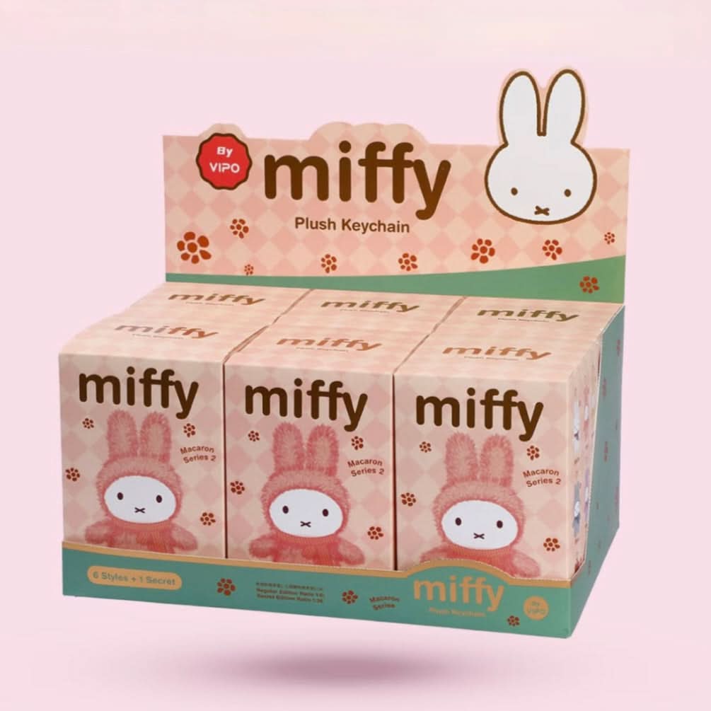 VIPO x Miffy Macaron Series Plush Blind Box 2.0 - toptoylands