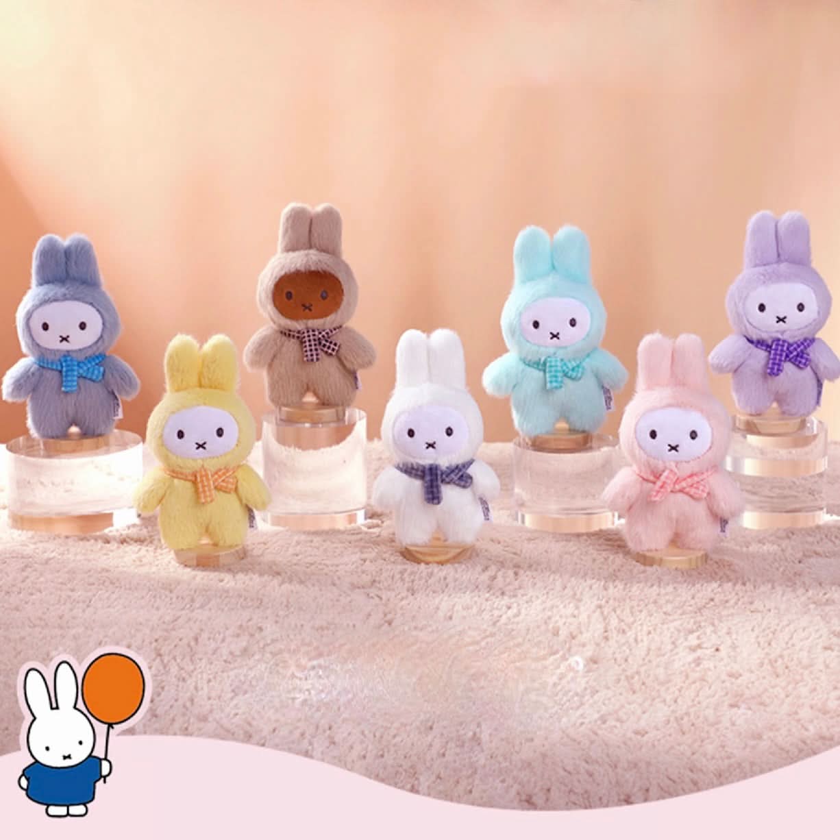 VIPO x Miffy Macaron Series Plush Blind Box 2.0 - toptoylands