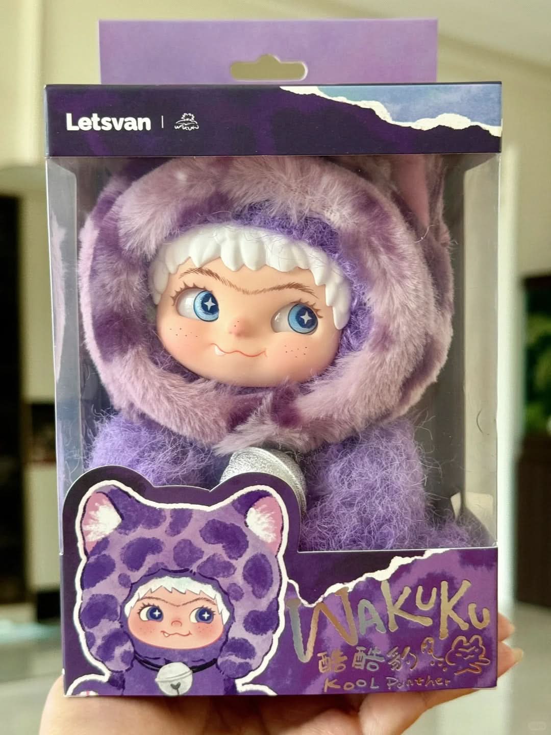 WAKUKU Kool Panther Vinyl Plush Hanging Card - toptoylands