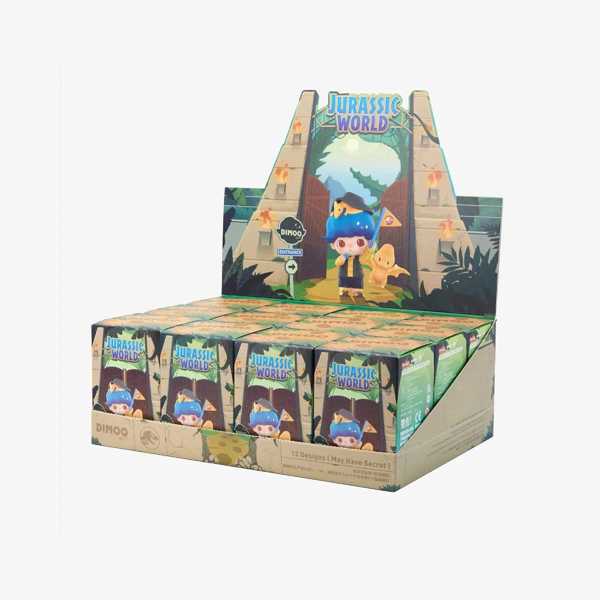 DIMOO Jurassic World Series Figures Blindbox - toptoylands