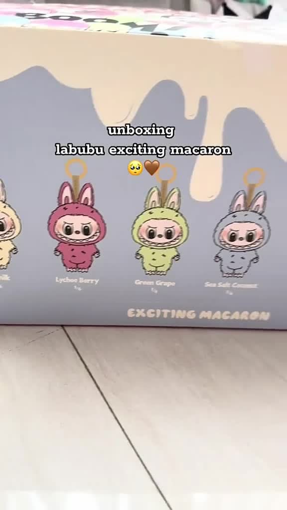 LABUBU V1 Macaron Series Blind Box – The Monsters Exciting Plush Pendant - toptoylands