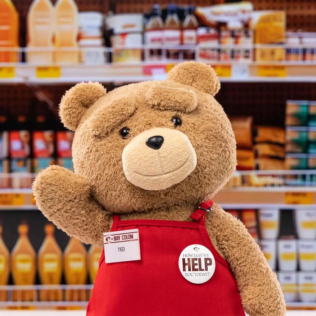 Ted2-ted Action Plush Figure Toy - toptoylands