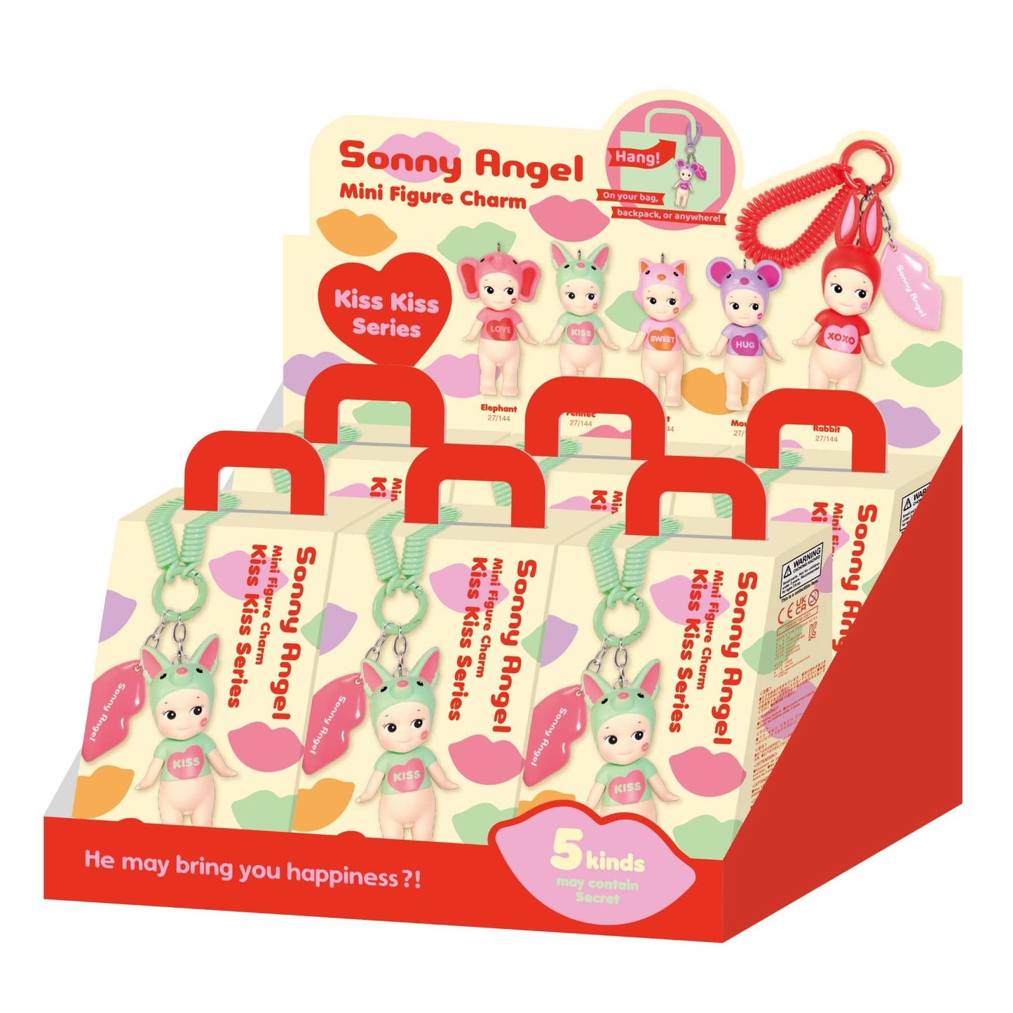 SONNY ANGEL Kiss Kiss Series Figures, Blind Box - toptoylands