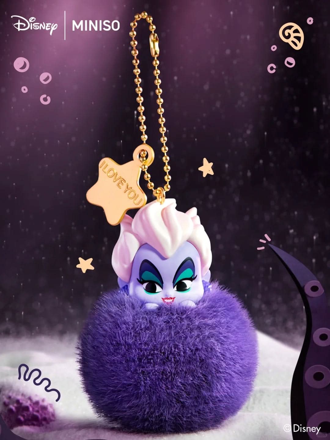 Disney Princesses and Villains Fantasy Pompom Series Mini Blind Box - toptoylands
