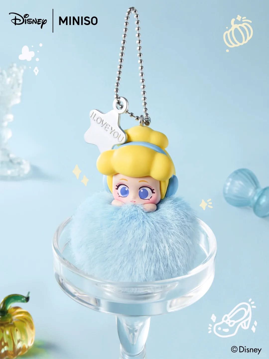 Disney Princesses and Villains Fantasy Pompom Series Mini Blind Box - toptoylands