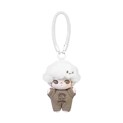 DIMOO Crush on Coffee Series-Blando Peluche Llavero Caja Ciega