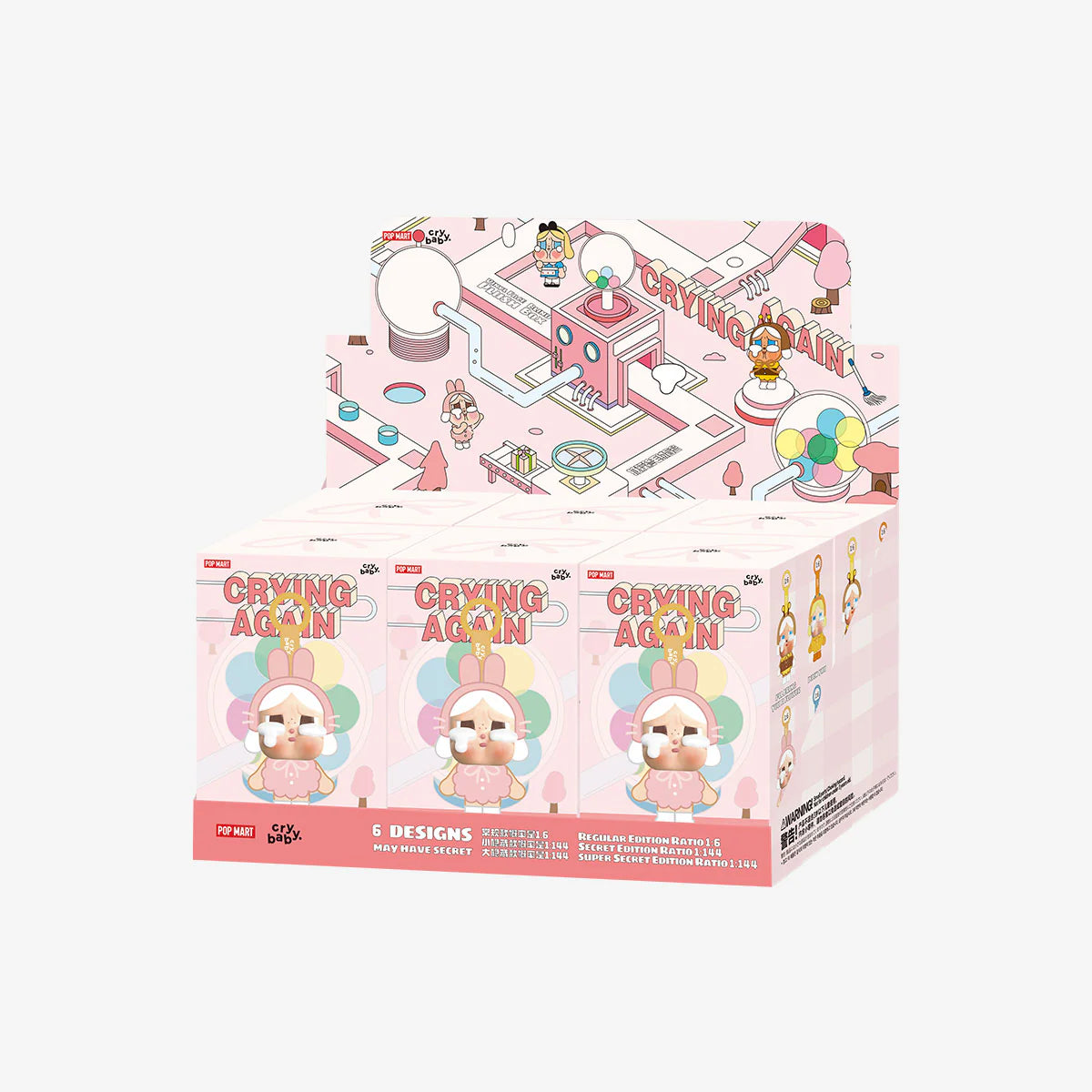 CRYBABY Crying Again Series-Vinyl Face Plush Blind Box - toptoylands