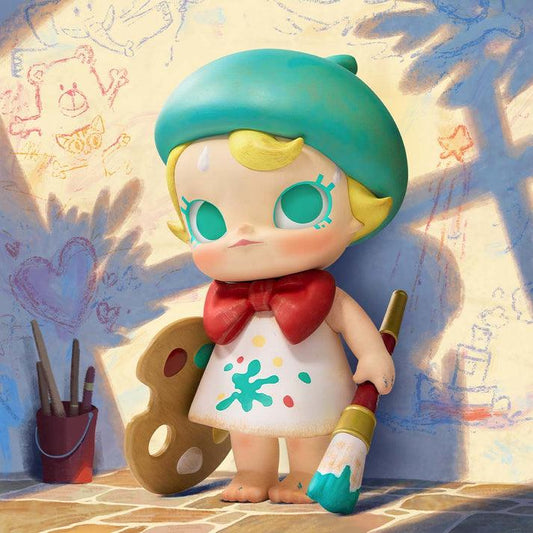 Baby Molly Future Painter Figurine - toptoylands