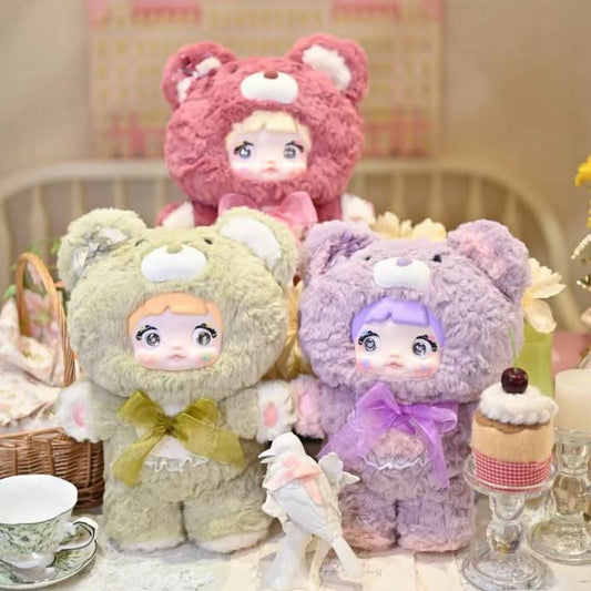 Nommi Good Night Bear Series 400% Plush Dolls Blind Box - toptoylands