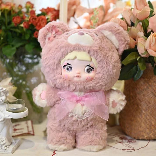 Nommi Good Night Bear Series 400% Plush Dolls Blind Box - toptoylands