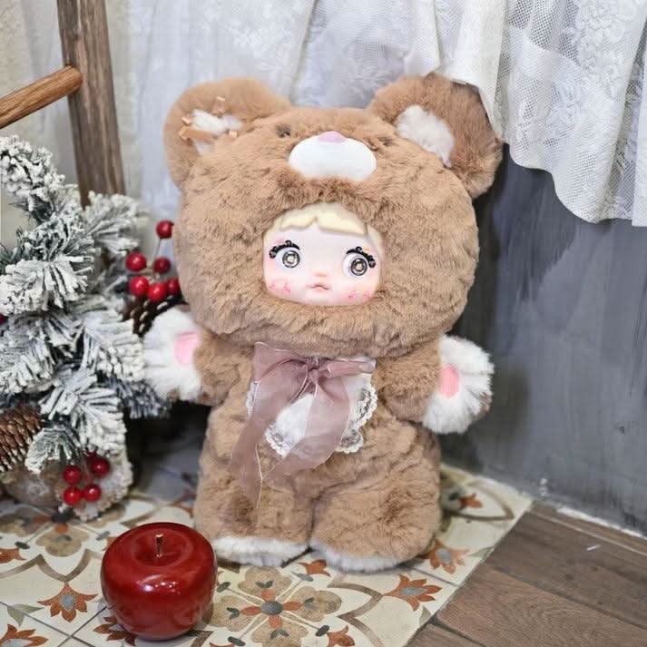 Nommi Good Night Bear Series 400% Plush Dolls Blind Box - toptoylands