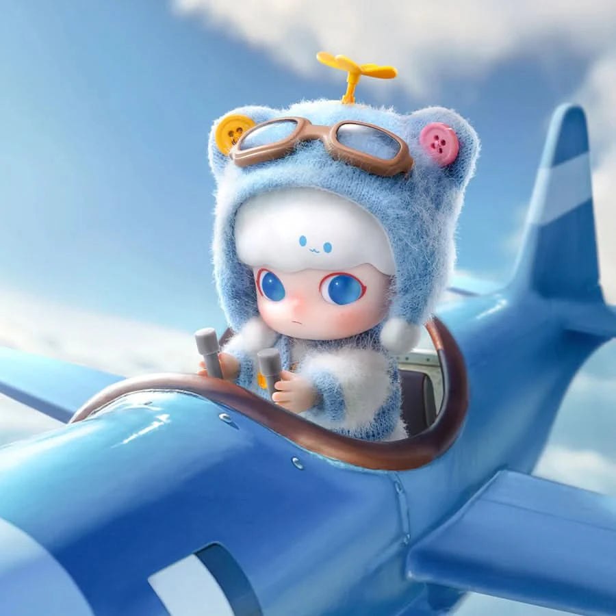 POP MART DIMOO Pilot Bear BJD Action Figure Doll – toptoylands