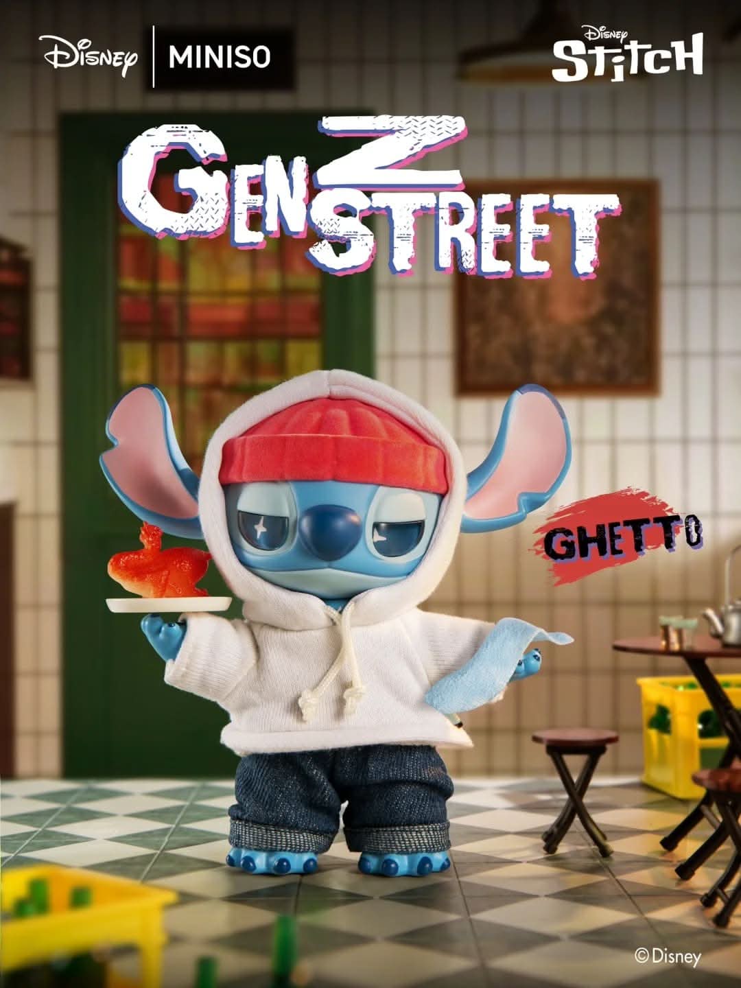 STITCH GenZ Street Blind Box – Disney x MINISO Plush Pendan - toptoylands