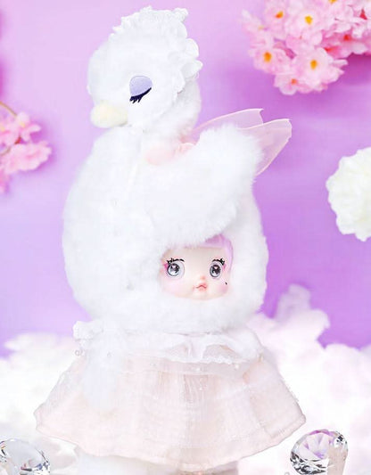 Nommi Swan Lake Plush Hanging Card, Limited Edition - toptoylands