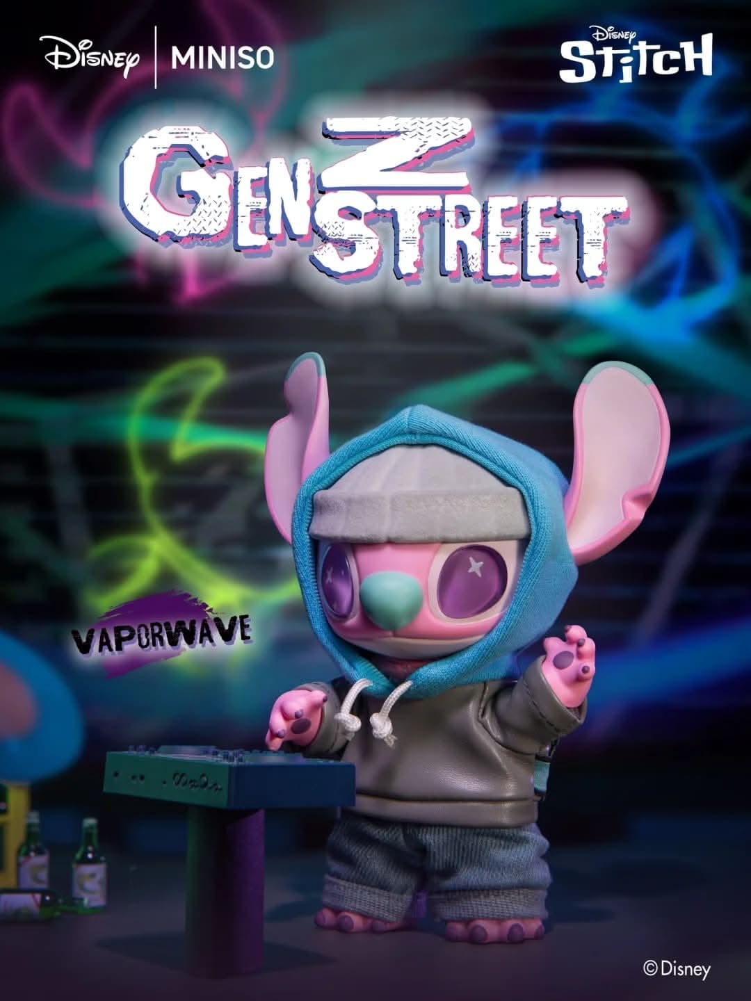 STITCH GenZ Street Blind Box – Disney x MINISO Plush Pendan - toptoylands