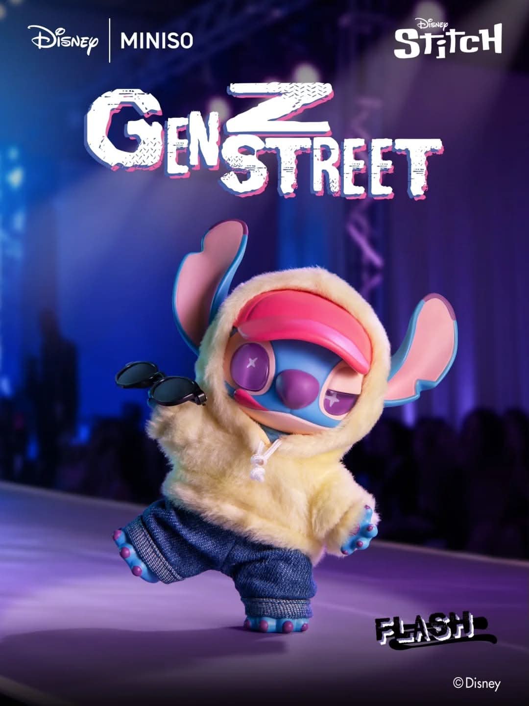 STITCH GenZ Street Blind Box – Disney x MINISO Plush Pendan - toptoylands