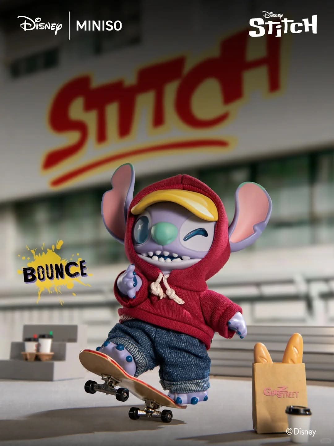 STITCH GenZ Street Blind Box – Disney x MINISO Plush Pendan - toptoylands