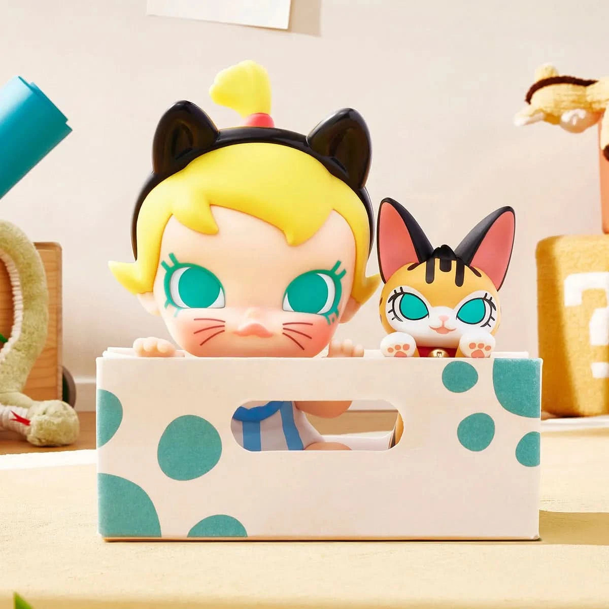 Baby Molly & Baby Tabby Series Figures Blindbox - toptoylands