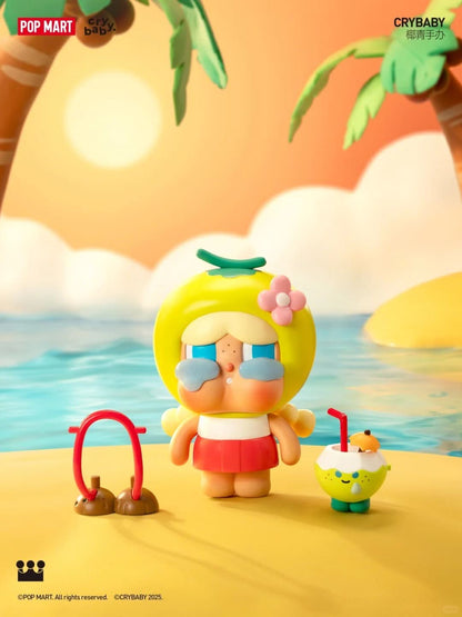 CRYBABY Coconut Figure-Green&Brown - toptoylands