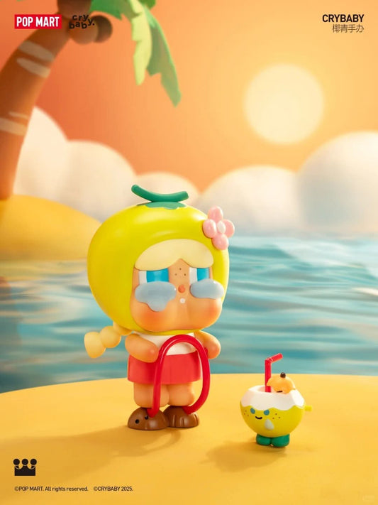 CRYBABY Coconut Figure-Green&Brown - toptoylands