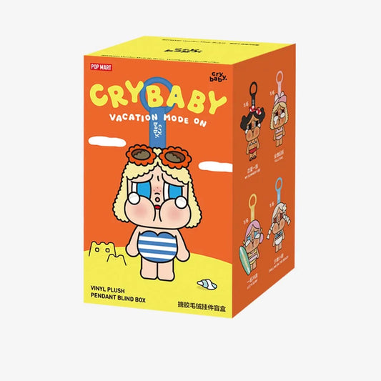 CRYBABY Vacation Mode On Series-Vinyl Plush Pendant Blind Box