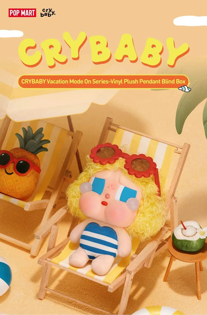 CRYBABY Vacation Mode On Series-Vinyl Plush Pendant Blind Box