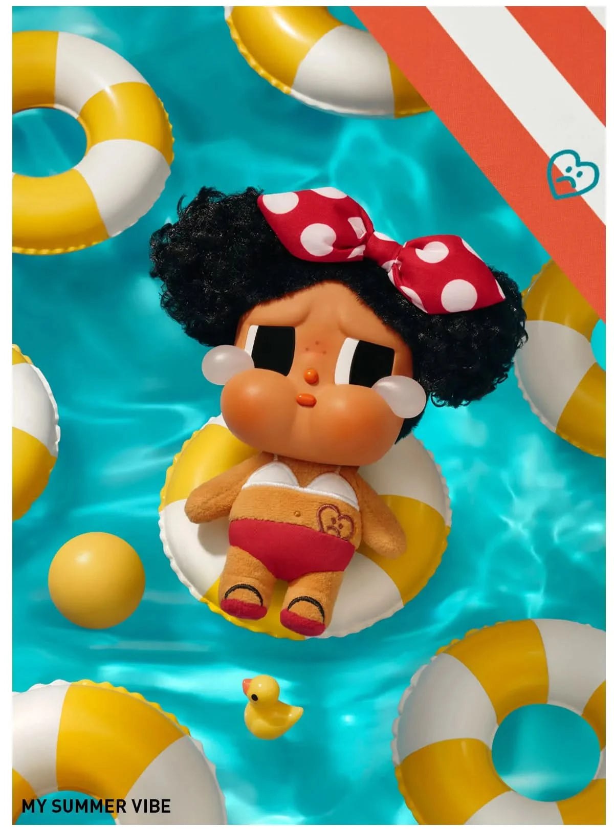 CRYBABY Vacation Mode On Series-Vinyl Plush Pendant Blind Box