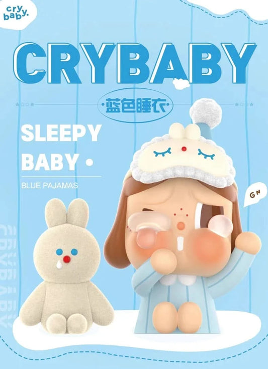CRYBABY sleepy baby figure-Blue Pajamas-toptoylands