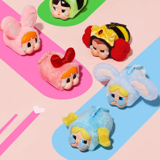 Crybaby x The Powerpuff Girls Vinyl Face Series Plush Dolls Blind Box - toptoylands