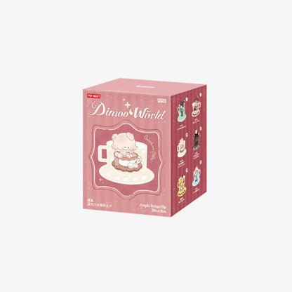 DIMOO Crush On Coffee Series-Imán de Nevera Acrílico con Clip Caja Ciega