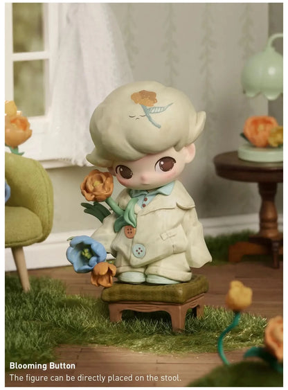 DIMOO The Missing Day Series Figures Blindbox blooming button