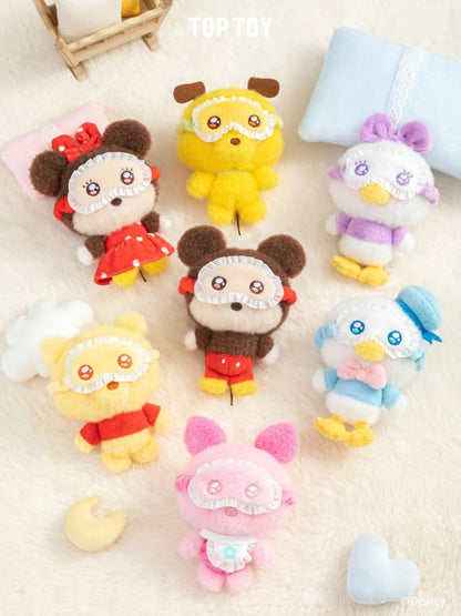 DISNEY Squinting Pajama Series Plush Blind Box - Plush Pendant - toptoylands