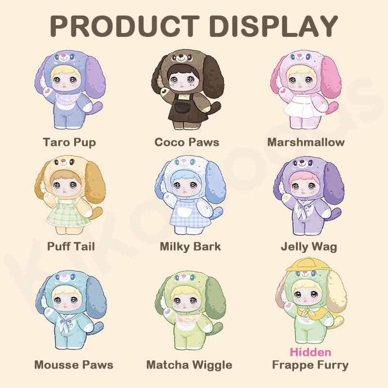 Nommi - V5 Puppy Diary Plush Series Blind Box - toptoylands