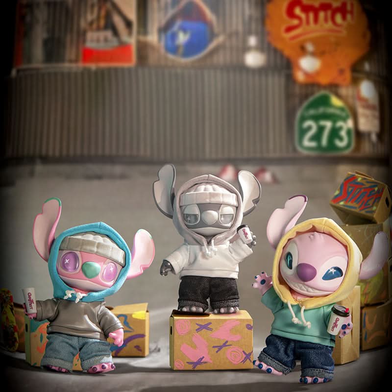 STITCH GenZ Street Blind Box – Disney x MINISO Plush Pendan - toptoylands