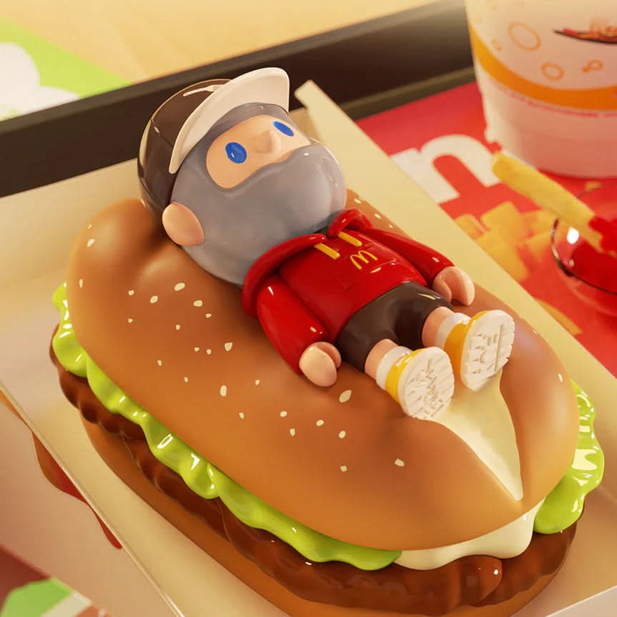 FARMER BOB McDonald's Farm Series PVC Figures Blindbox - toptoylands