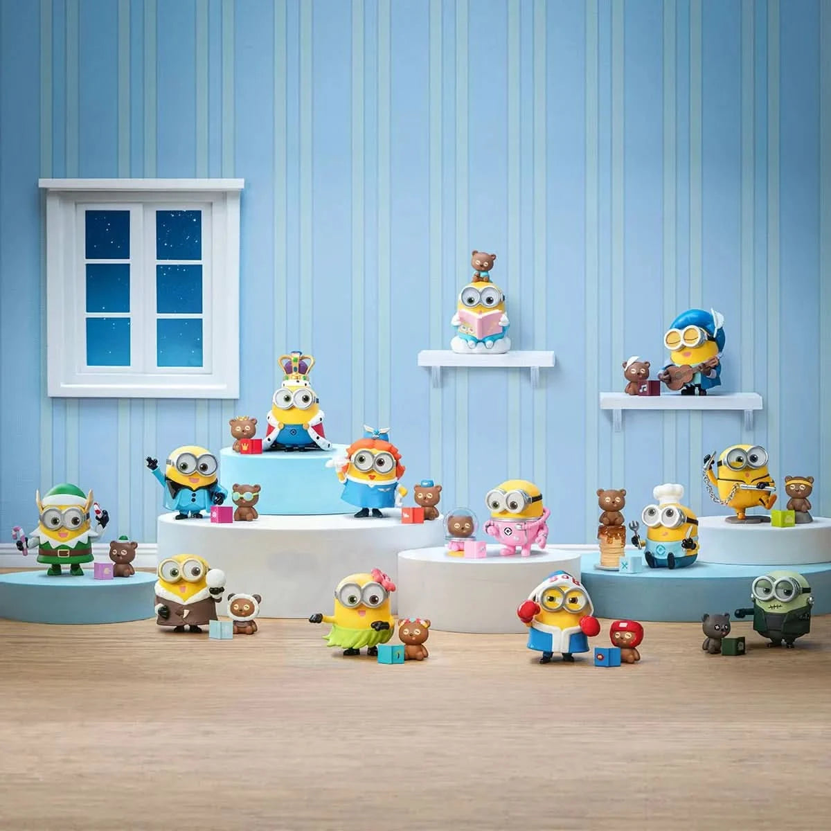 Minions Bedtime Stories by Bob and Tim Series Figures Blindbox - toptoylands